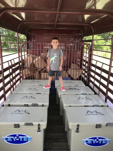 Customer photo review of ICEY-TEK Classic 300 Quart Roto-Molded Coolers