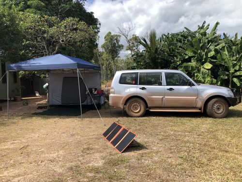 Customer photo review of 140W Blanket Style Solar Panel for Caravan, Camping, Boats, 4WD, Motorhome