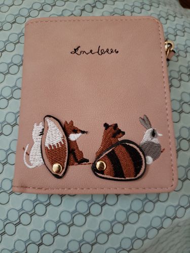 Customer photo review of Cute Fox Wallet