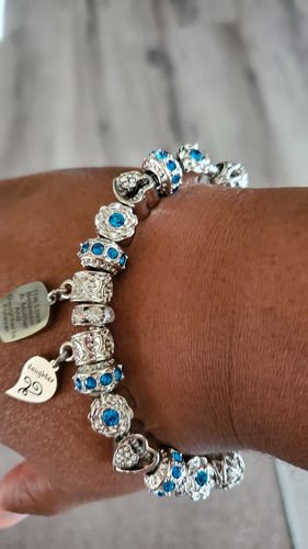 Customer photo review of Mother Daughter Eternal Love Bracelets