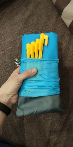 Customer photo review of Waterproof Beach Mat