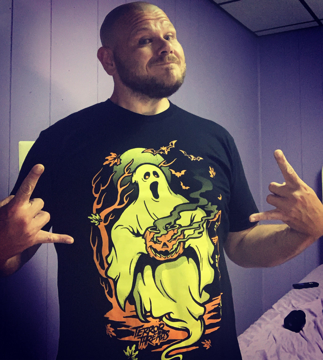 Customer photo review of Ghostly Tales T-Shirt