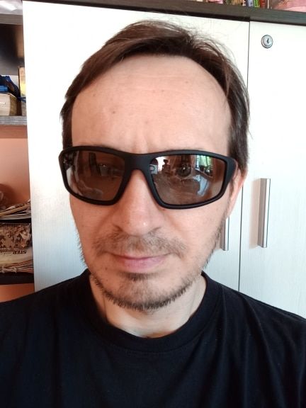 Customer photo review of Anti-Glare Photochromic Polarized Lenses