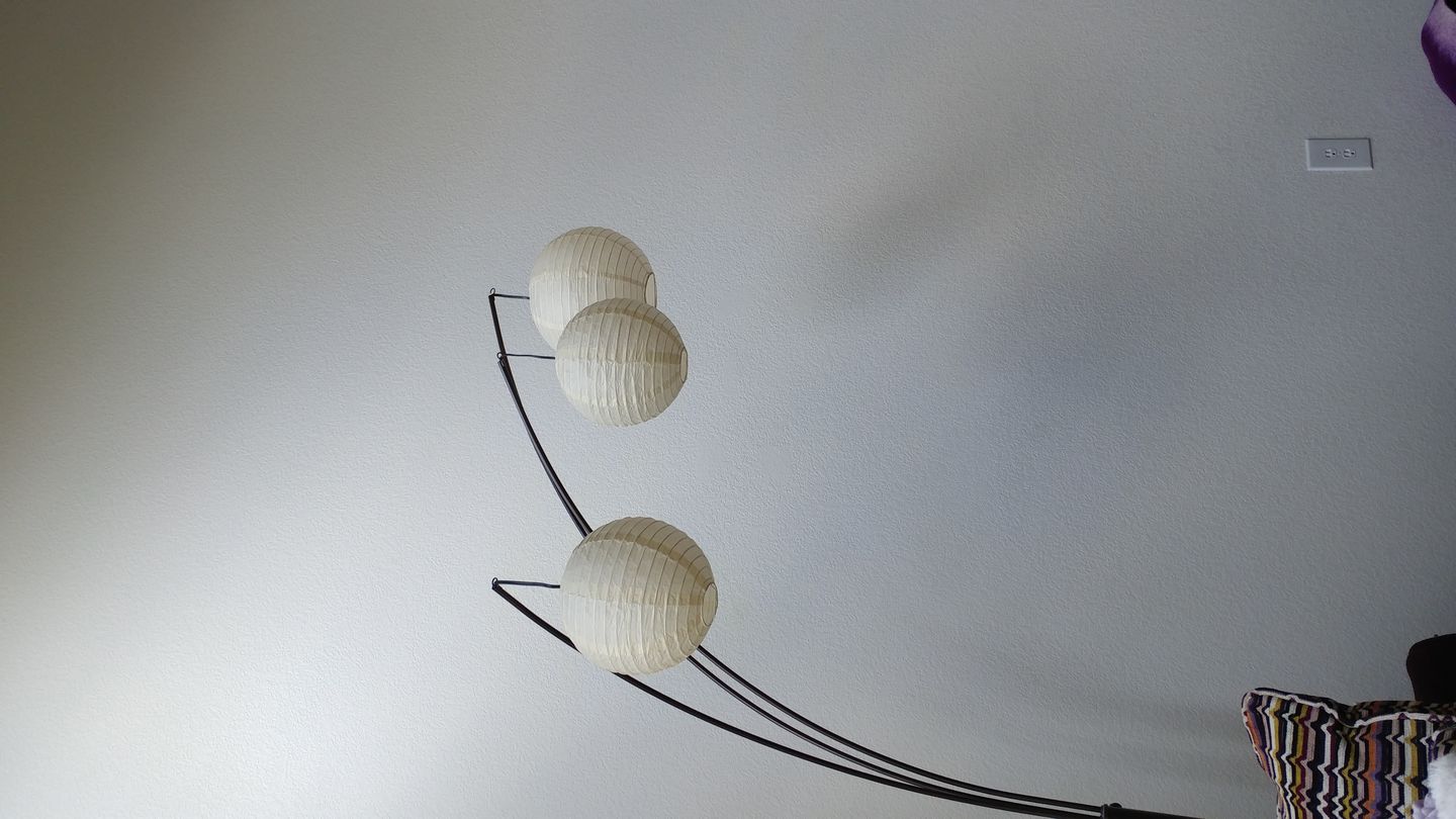 Customer photo review of 10" Ivory Round Paper Lantern, Even Ribbing, Chinese Hanging Wedding & Party Decoration