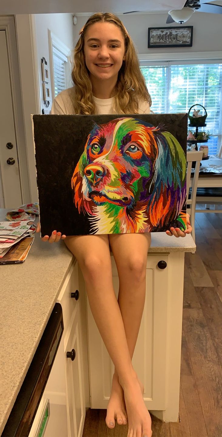 Customer photo review of FREE Paint By Numbers Kit