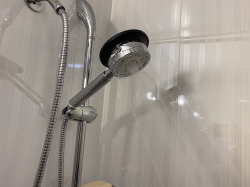 Customer photo review of NEMO Hand Held Shower Head with Hose and Holder | Best High Pressure Showerhead, 2.5 GPM