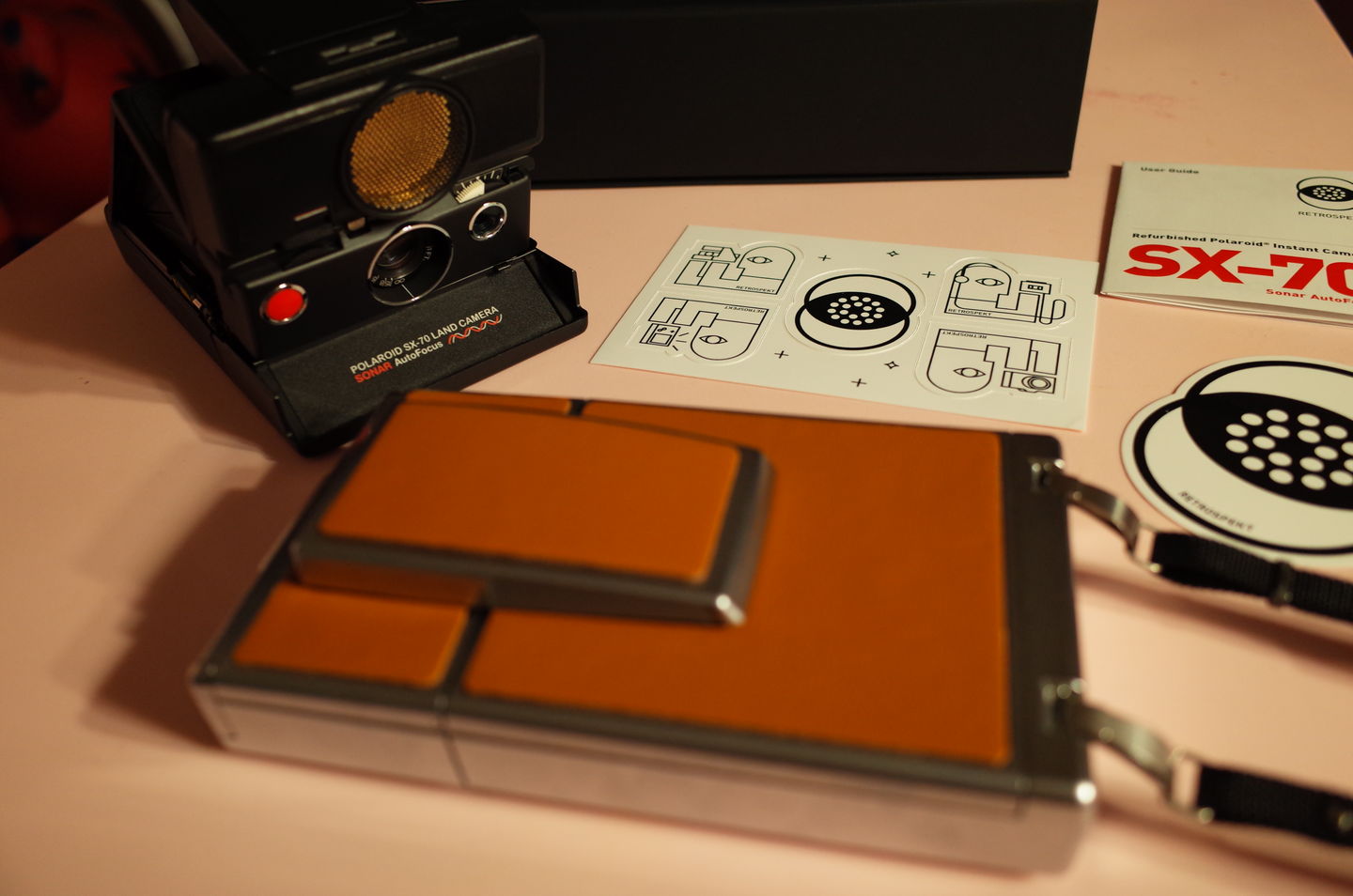 Customer photo review of Polaroid SX-70 Sonar Autofocus Black Folding Instant Film Camera