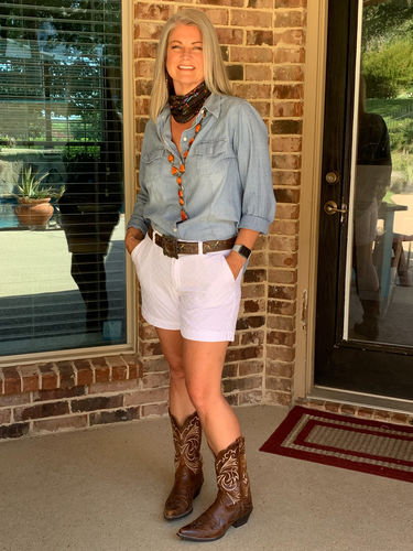 Customer photo review of Fringe Wrap - Fiesta Black