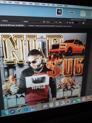 Customer photo review of Bootleg Bling Text Styles Pack (Vol. 1)