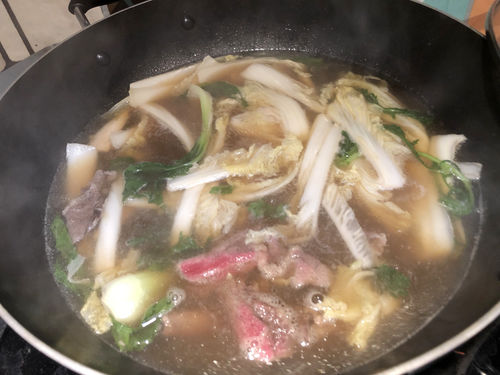 Customer photo review of [Angus Meat Market] Shabu Shabu Soup Base & Veg Set