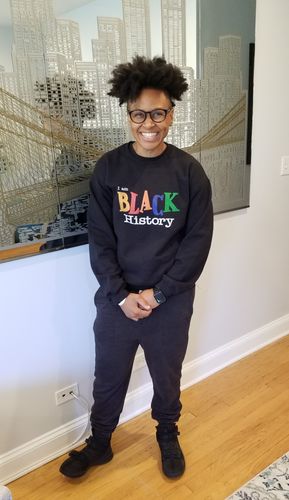 Customer photo review of I Am Black History - Sweatshirt