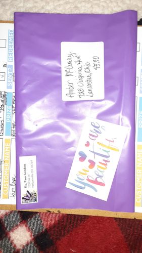 Customer photo review of "You are Beautiful" Pack of stickers