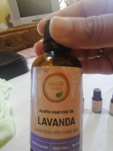 Customer photo review of Aceite esencial de lavanda