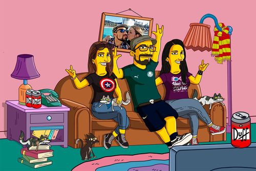 Customer photo review of RETRATO EM ARQUIVO DIGITAL FAMILIA AMARELA