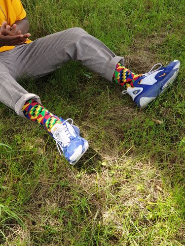 Customer photo review of The New Afrisocks Collection