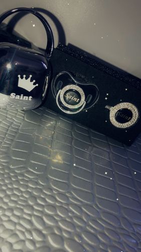 Customer photo review of Custom options for A Luxury Pacifier™