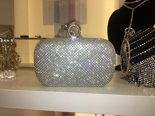 Customer photo review of Queen of the Night Clutch - Silver
