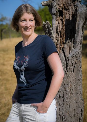 Customer photo review of HIRSCH BLÜTEN - Bio Damen Shirt