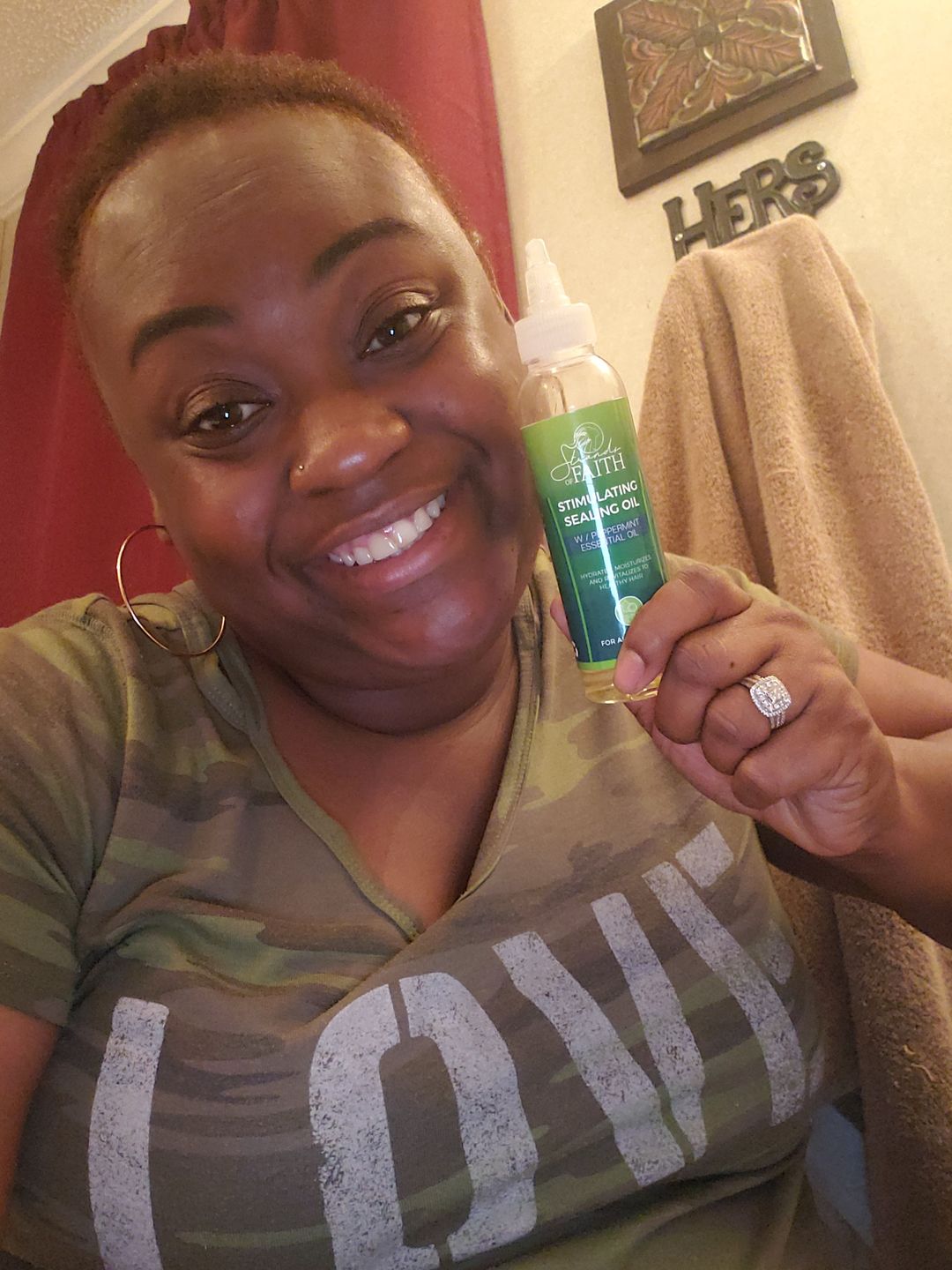 Customer photo review of Stimulating Sealing Oil