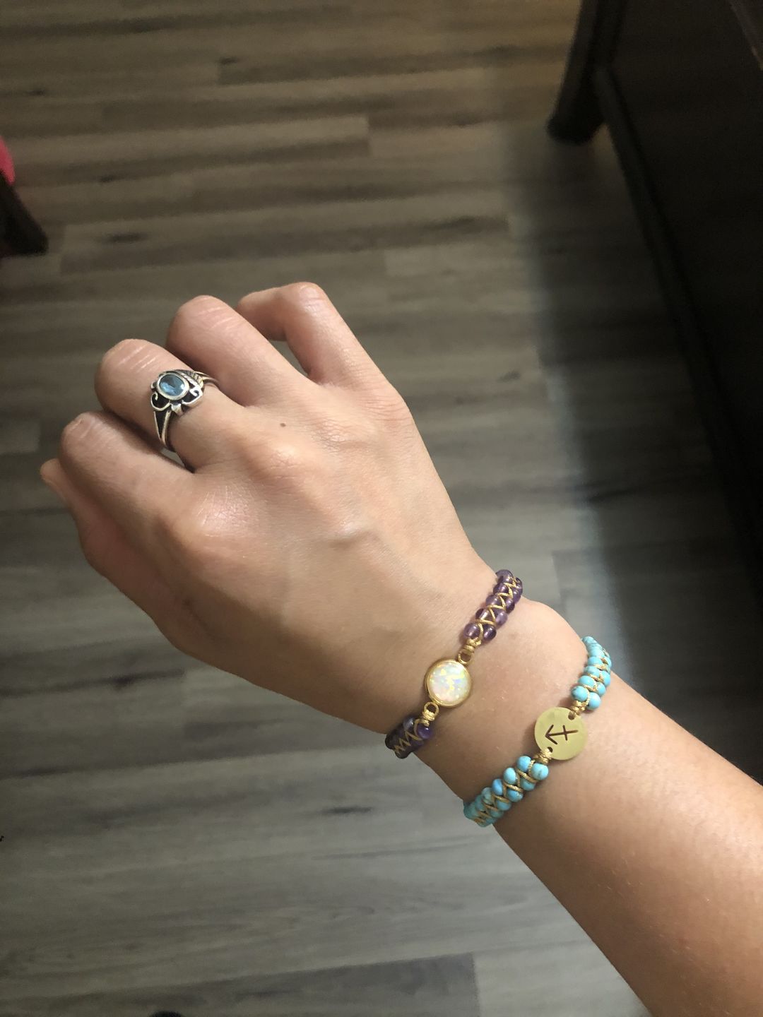 Customer photo review of Intense Amethyst Healing Bracelet