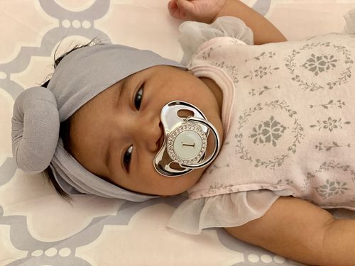 Customer photo review of Pacifier With Name