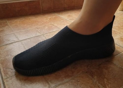 Customer photo review of Finn Cotton Casual Knit Flats