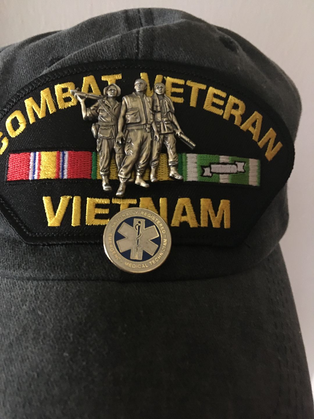 Customer photo review of Vietnam Veteran Pin