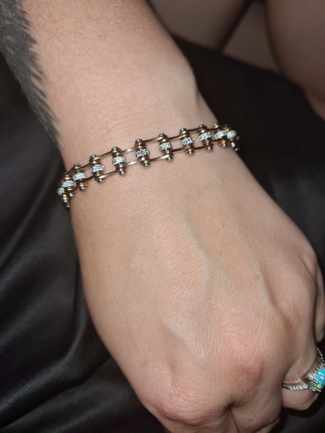 Customer photo review of Cycolinks Rose Gold Crystal Bracelet