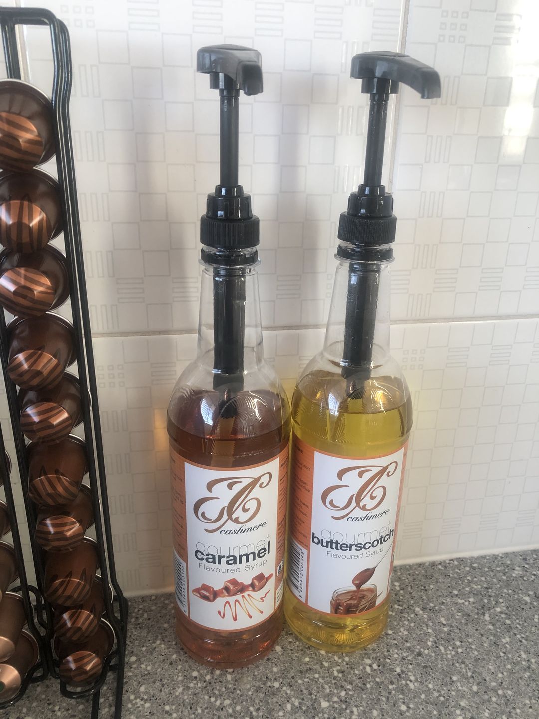 Customer photo review of Syrup Pump for 750mL Bottle