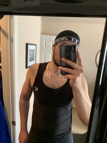 Customer photo review of Men's Heat-Trapping Sweat Vest