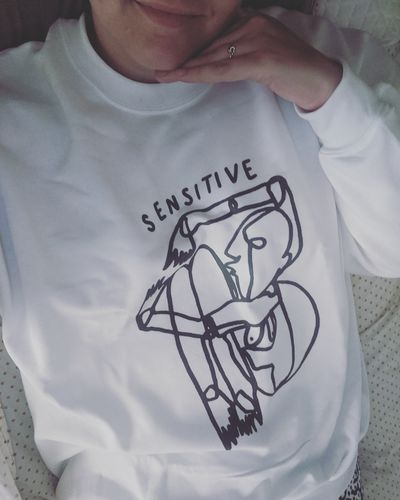 Customer photo review of Sensitive -- Sweatshirt
