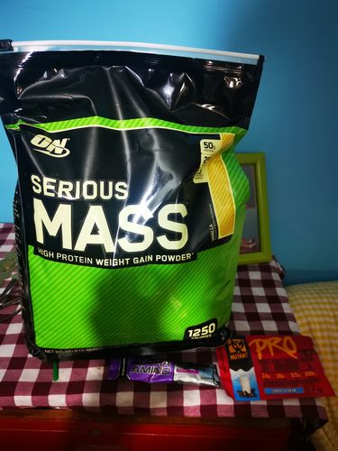 Customer photo review of Optimum Nutrition Serious Mass Ganador de Masa 12 Lb