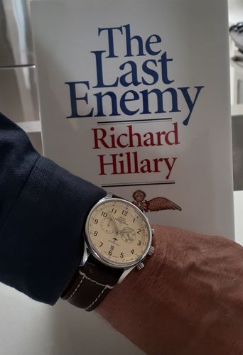 Customer photo review of R6753 - Our Spitfire R6753 Tribute - Stainless Steel, Polished Finish, Beige Dial, Brown Leather Band