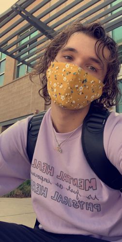 Customer photo review of Mental Health Is Just As Important As Physical Health -- Sweatshirt