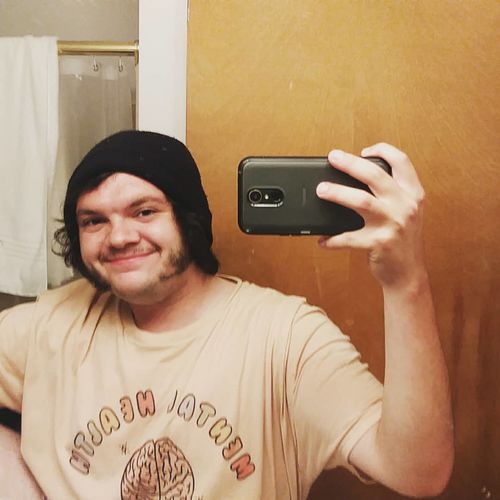 Customer photo review of Mental Health Matters (Brain) -- T-Shirt