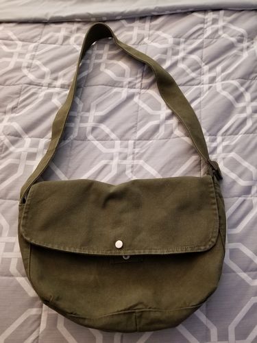 Customer photo review of Casual Retro Work School Canvas Shoulder Bag