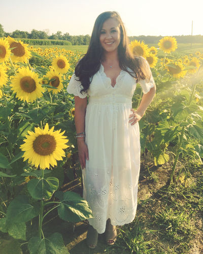 Customer photo review of Made For Romance Lace Midi Dress