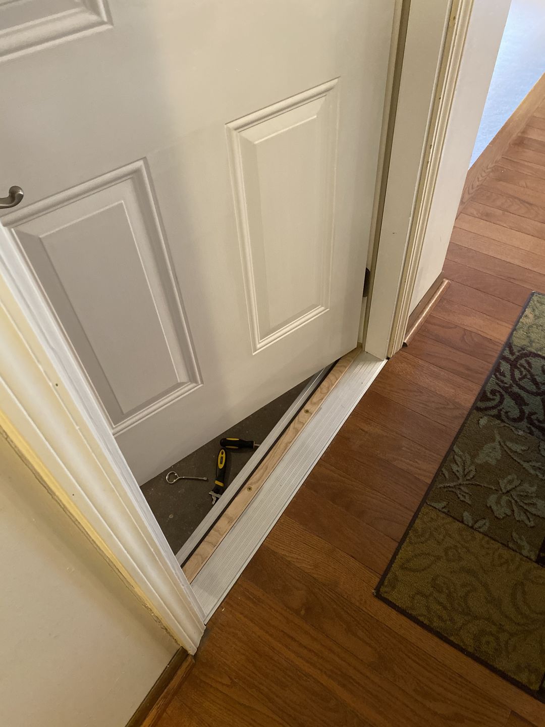 Customer photo review of 32" x 6" Outswing Threshold