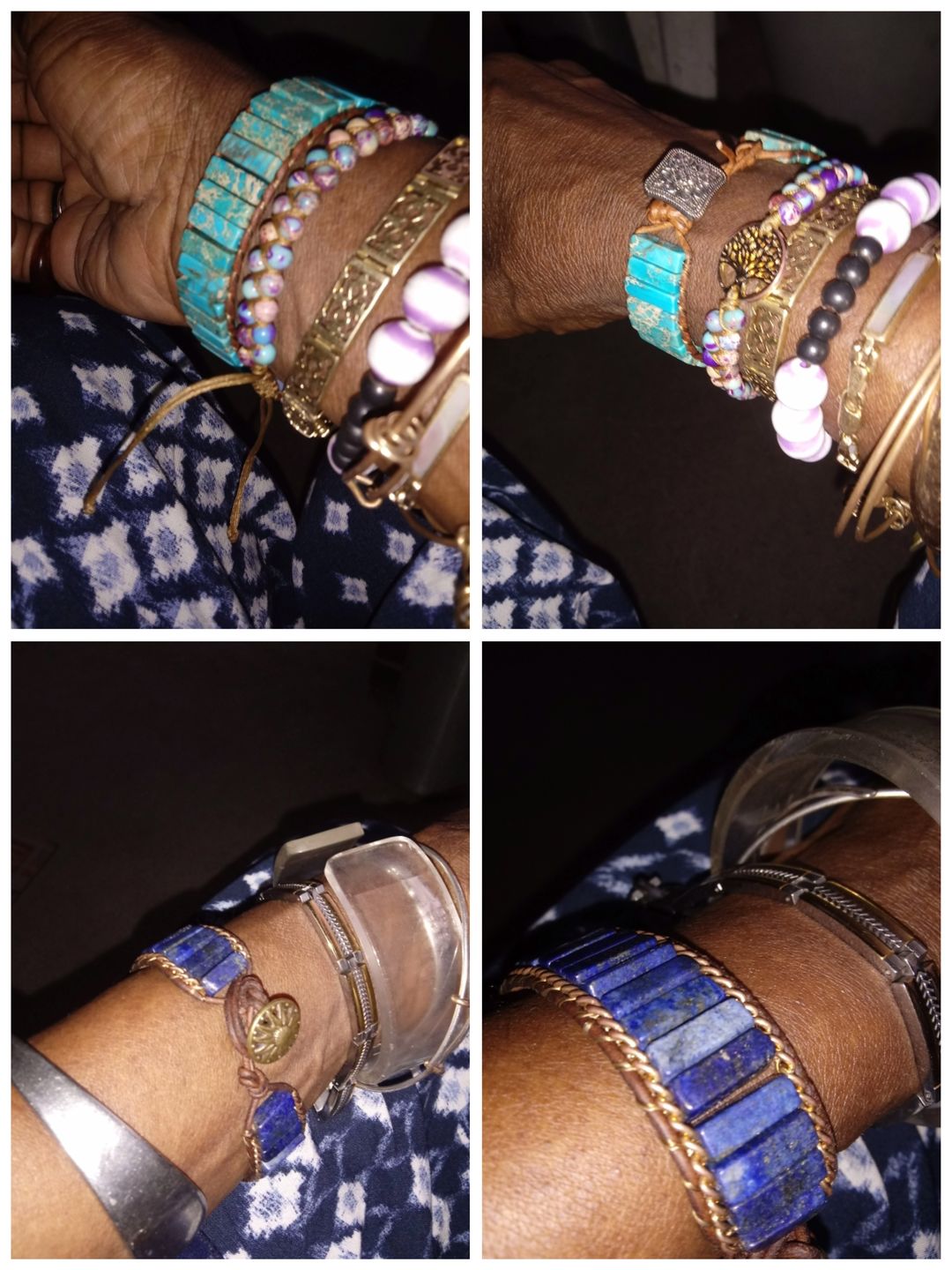 Customer photo review of Turquoise Jasper Energy Bracelet