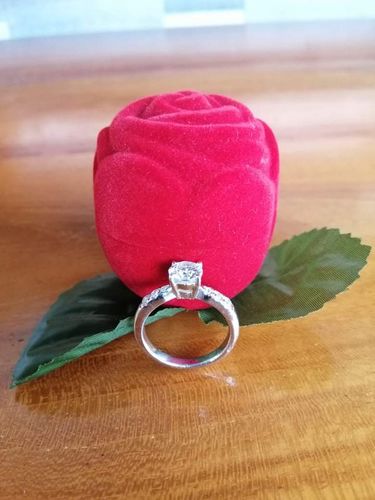 Customer photo review of 1ct Athens Engagement Ring