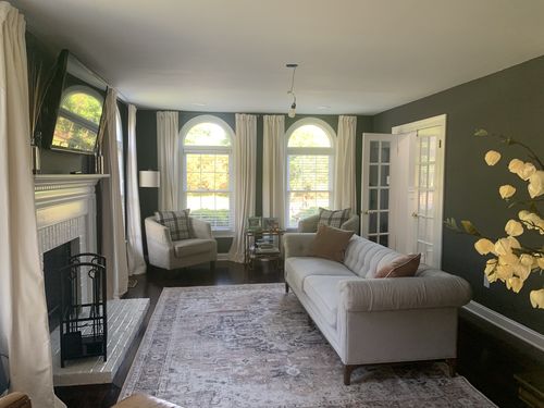 Customer photo review of The Rug Collective­™ Distressed Vintage Cezanne Blush Area Rug
