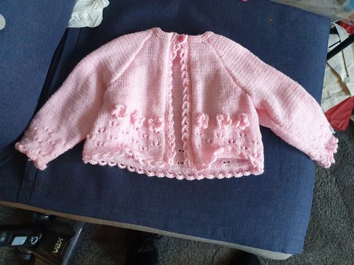 Customer photo review of Baby Mystery Knitting Box