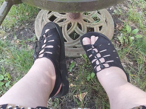 Customer photo review of The Traveler Sandal