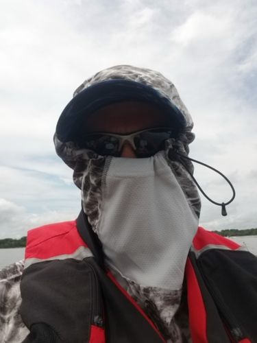 Customer photo review of Habit® Hooded 1/4 Zip Performance Layer