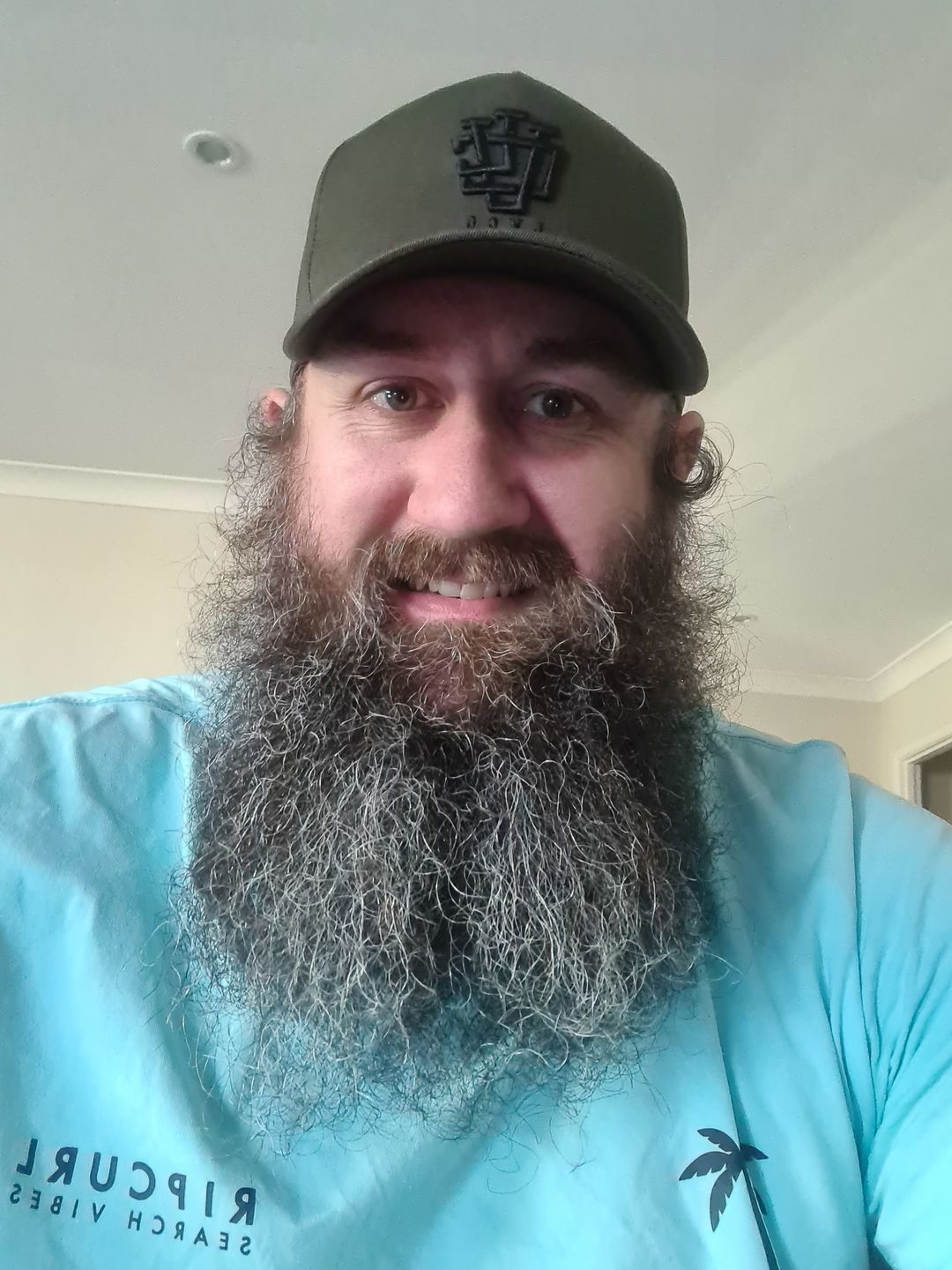 Customer photo review of Khaki Green A-Frame LVCO Snapback