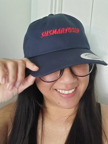 Customer photo review of Susmaryosep  Filipino Embroidered Dad Hat/Baseball Cap