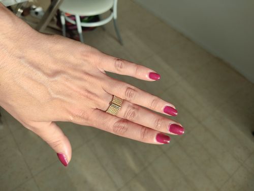 Customer photo review of Bague Maïté