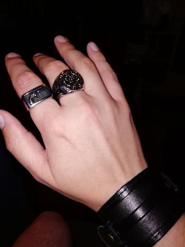 Customer photo review of SAINT BENEDICT RING