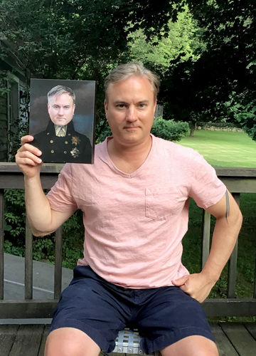 Customer photo review of The Captain - Custom Canvas
