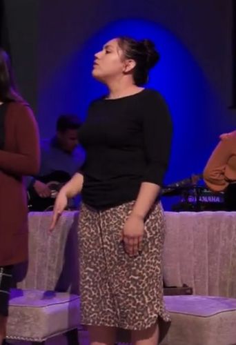 Customer photo review of Leopard Print Skirt